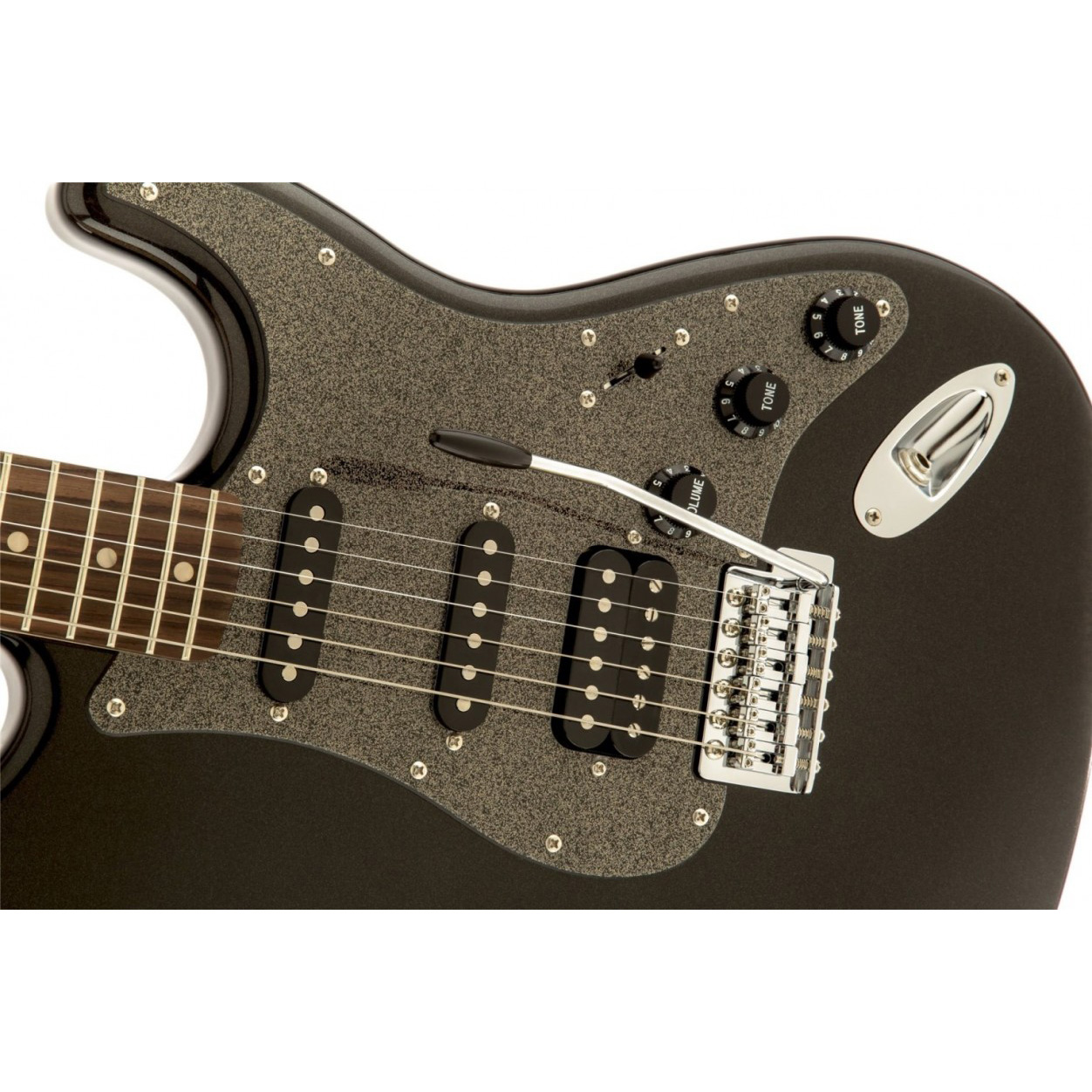 Fender Squier Affinity Stratocaster HSS LRL Montego Black Metallic Электрогитары